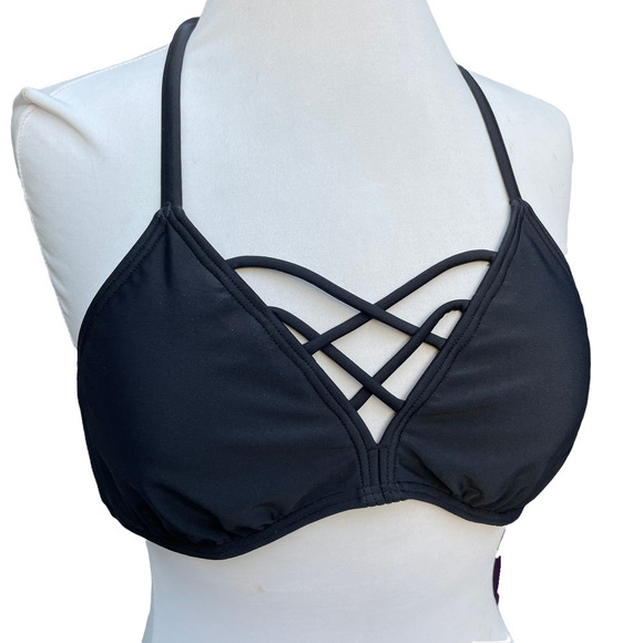 NWT Lascana Criss Cross Front Bikini Top -Size 36 A/B - Picture 4 of 11